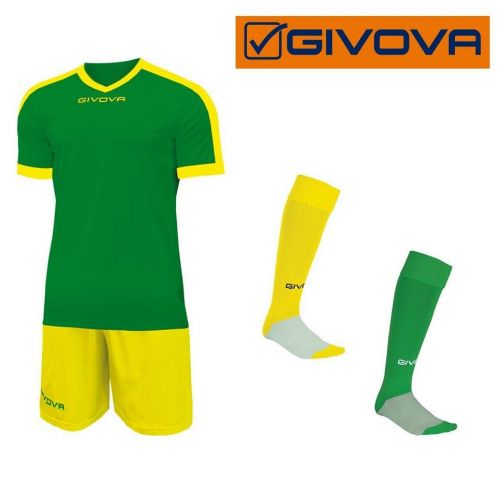 Givova Trikot Revolution grün-gelb